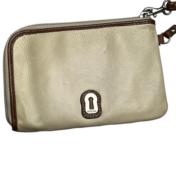 Fossil Vintage‎ patchwork leather wristlet with cardholders - Picture 6 of 7